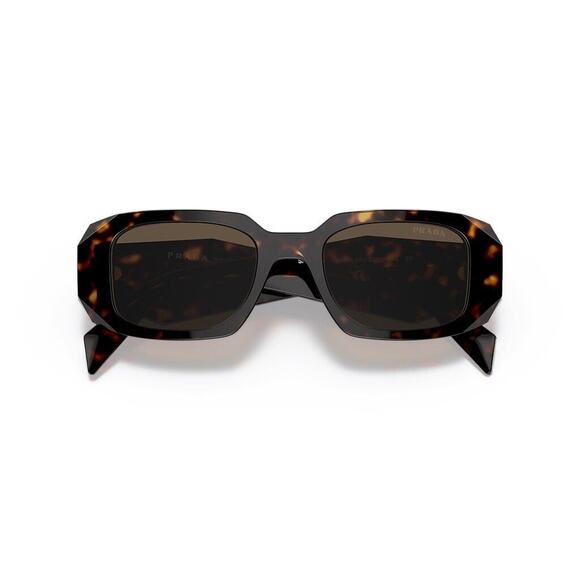 PRADA PR 17WS 2AU8C1 Tortoise Brown Lens UNISEX Sunglasses AUTHENTIC NEW - Picture 6 of 9